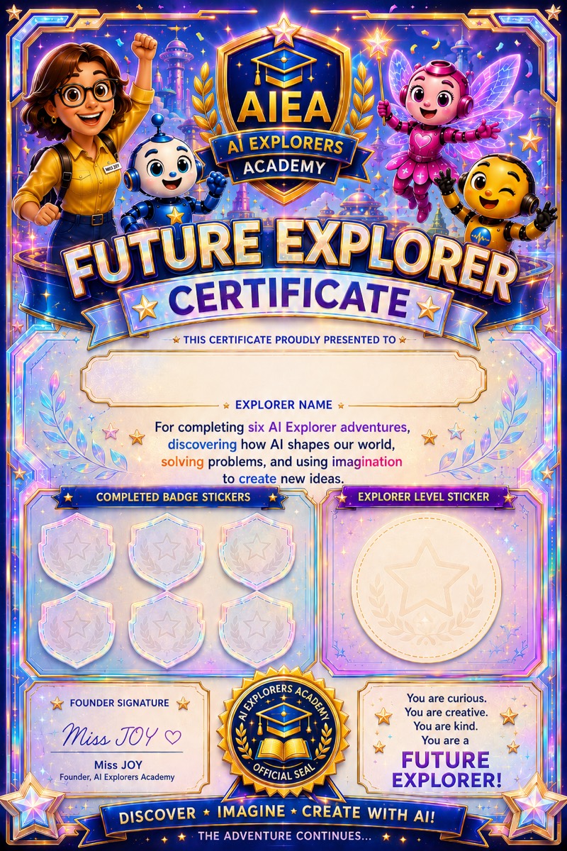 Future Explorer Certificate thumbnail
