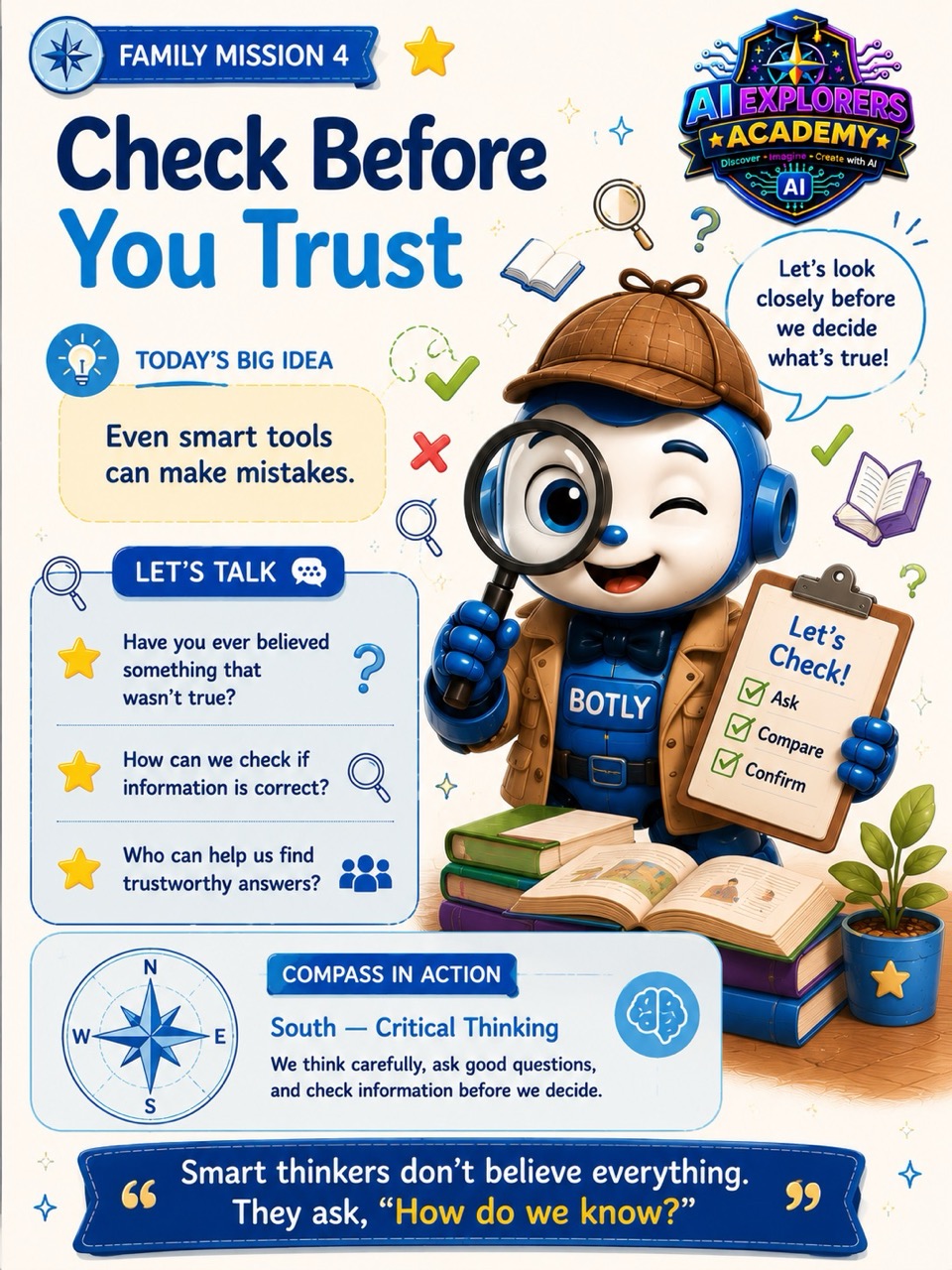 Check Before You Trust family mission
