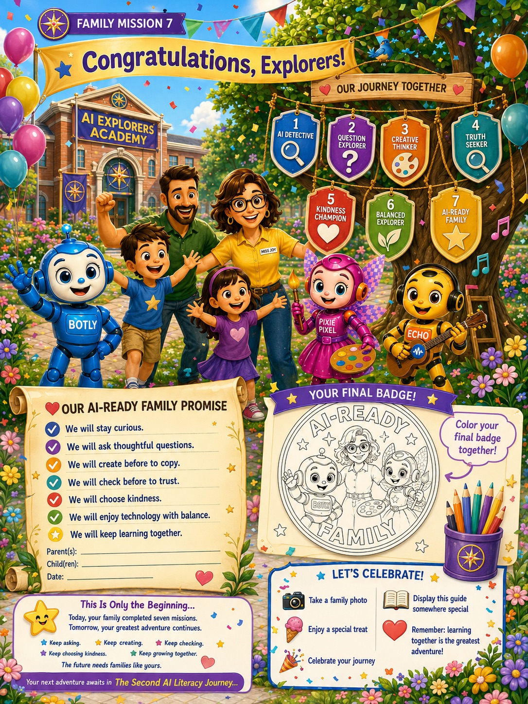 AI-Ready Family Promise and final badges